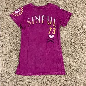 Sinful Short Sleeve Shirt